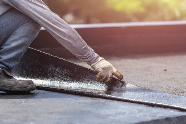 Professional Waterproofing technician working in Addison, MI